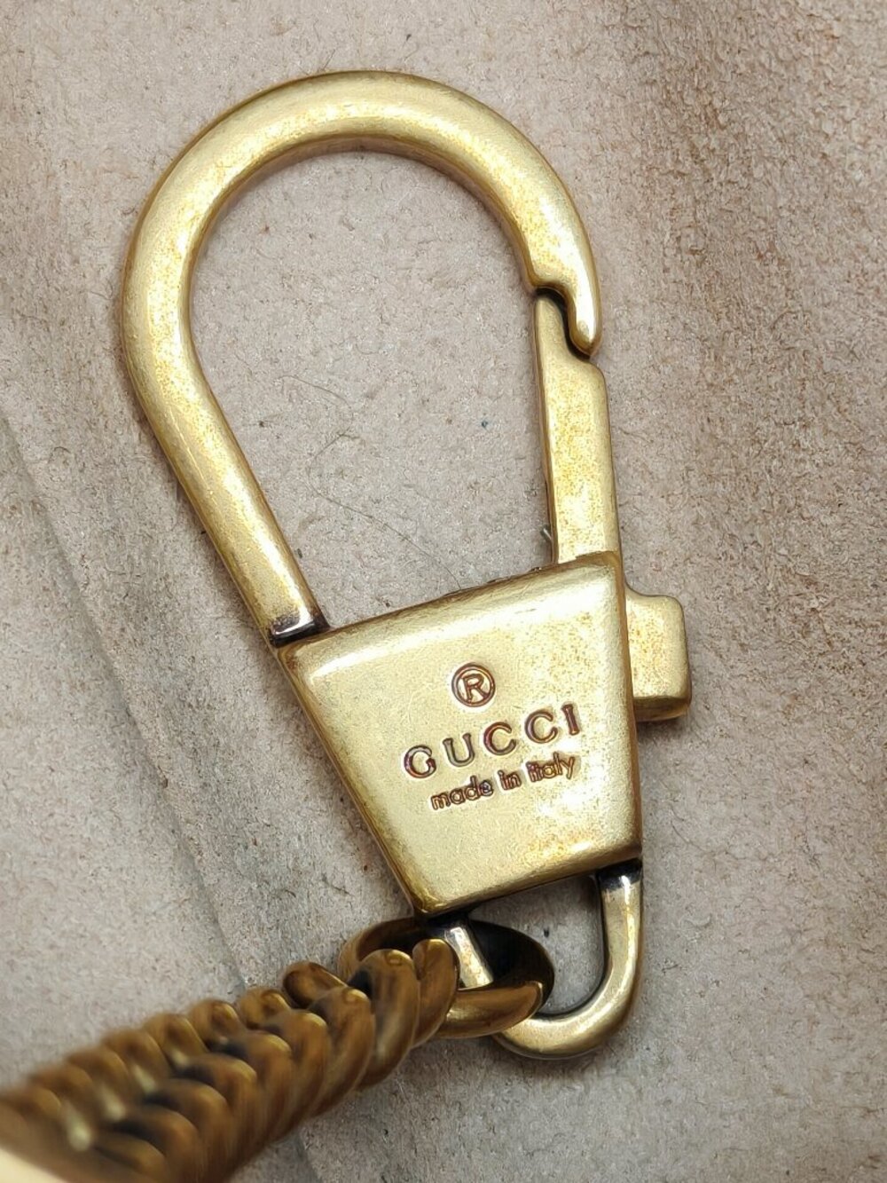 Gucci GG Marmont Super Mini Red Matelassé Chain Shoulder Bag - Picture 16 of 16